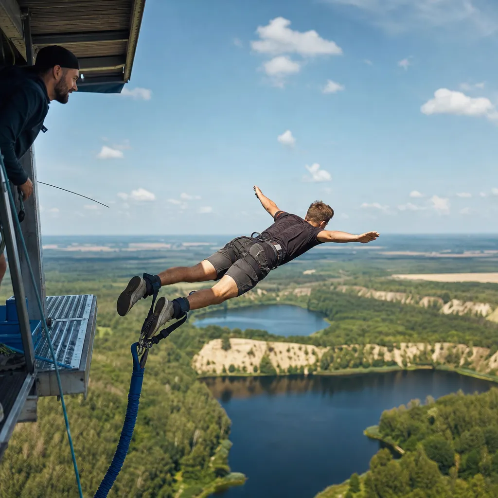 Skok na bungee Łódzkie
